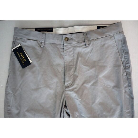 Polo Ralph Lauren Men's Sz 34x32 Soft Gray Stretch Classic Fit Dress Pants - Picture 4 of 7